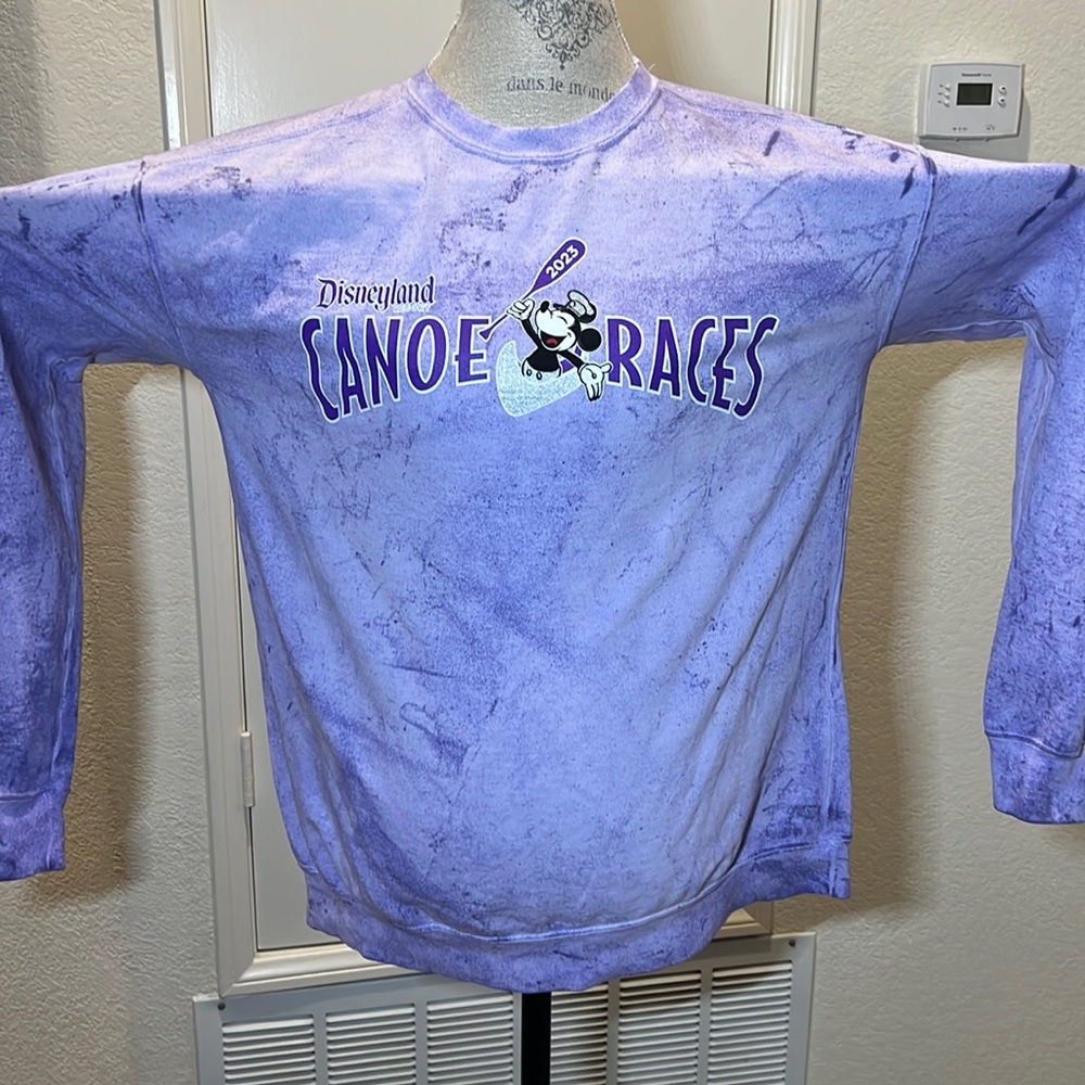 Rare Disney Cast Exclusive!  Disneyland Cast Member Canoe Races Sweatshirt Large